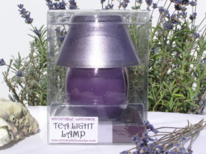 Lavender  Candle Lamp